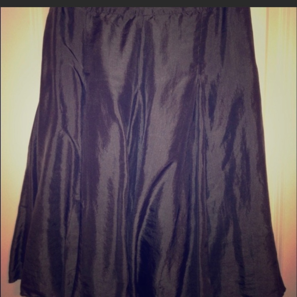 Dkny silk skirt